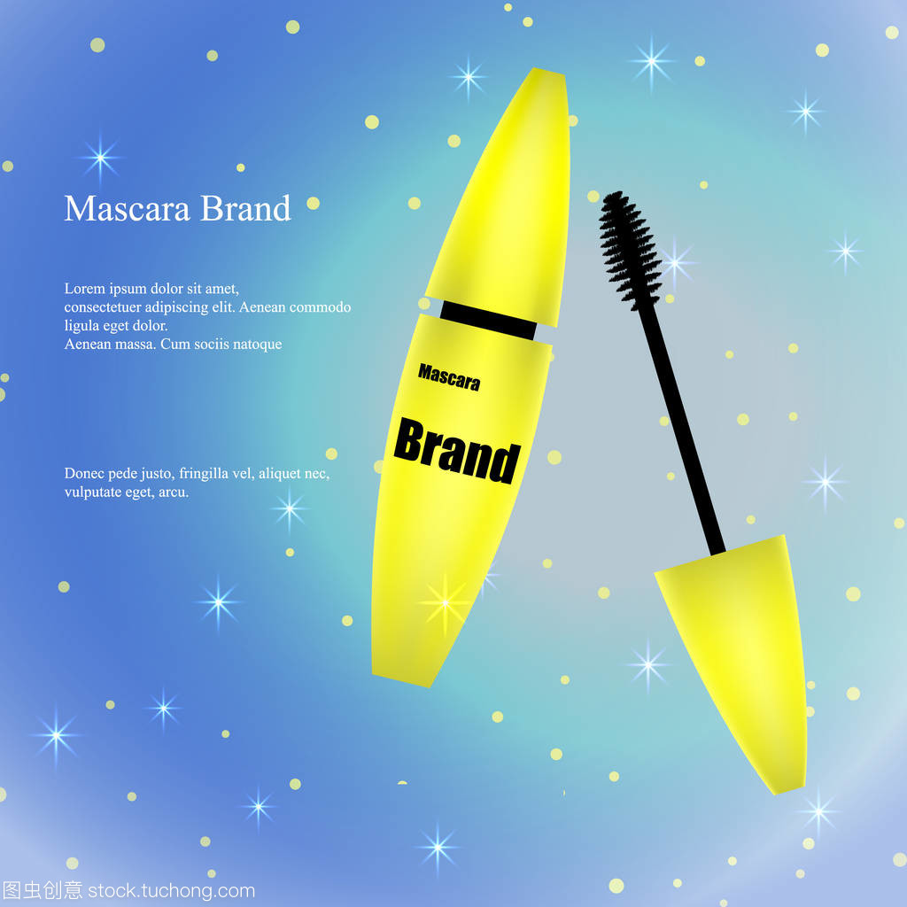 黄色睫毛膏 炫彩绽放的时尚宣言